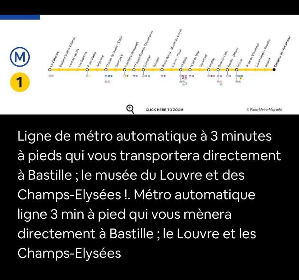 Loft Lumineux Hyper Centre Vincennes Rer A 5 Min - Parking Gratuit公寓 外观 照片
